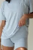 The Cool-Comf Lounge T-Shirt - Heather Gray sold by Londre Bodywear