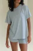 The Cool-Comf Lounge T-Shirt - Heather Gray sold by Londre Bodywear