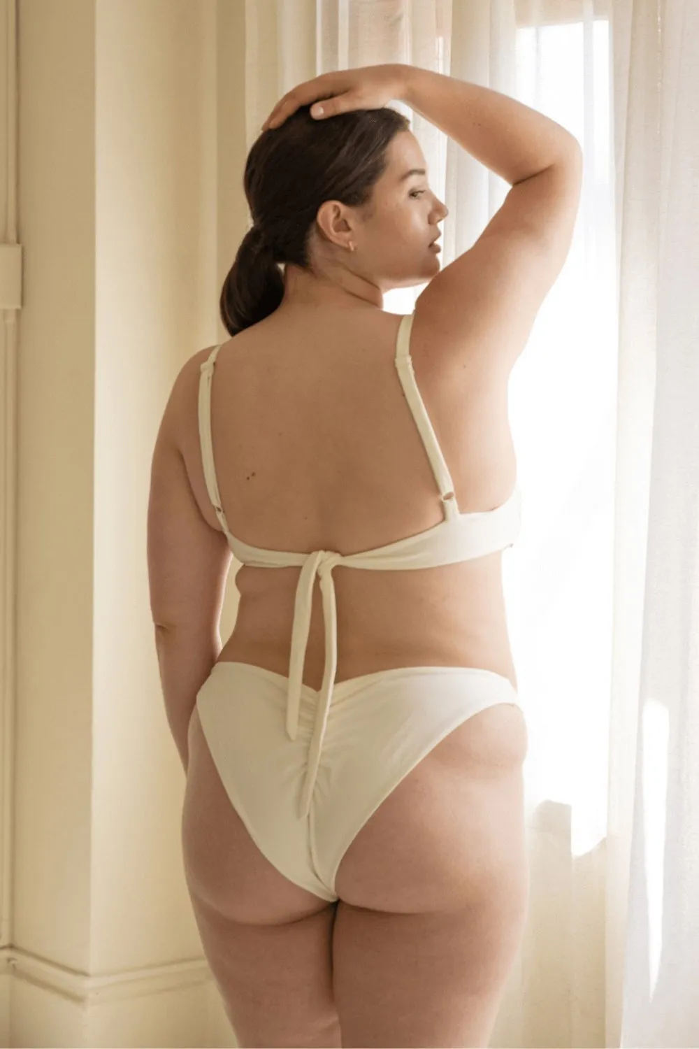 The Amalfi Underwire Tie Back Top - Cream sold by Londre Bodywear product image thumbnail 4