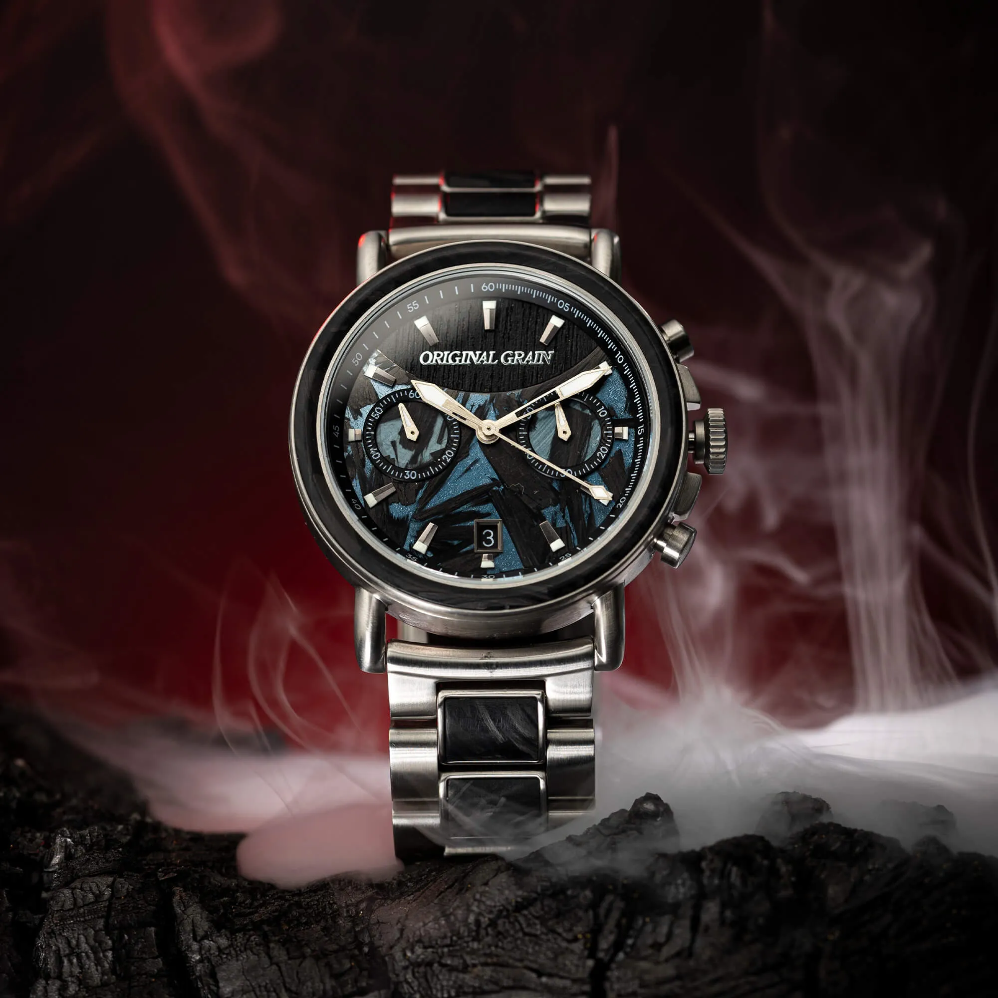 Forest Fire Chrono 44mm sold by Original Grain product image thumbnail 2