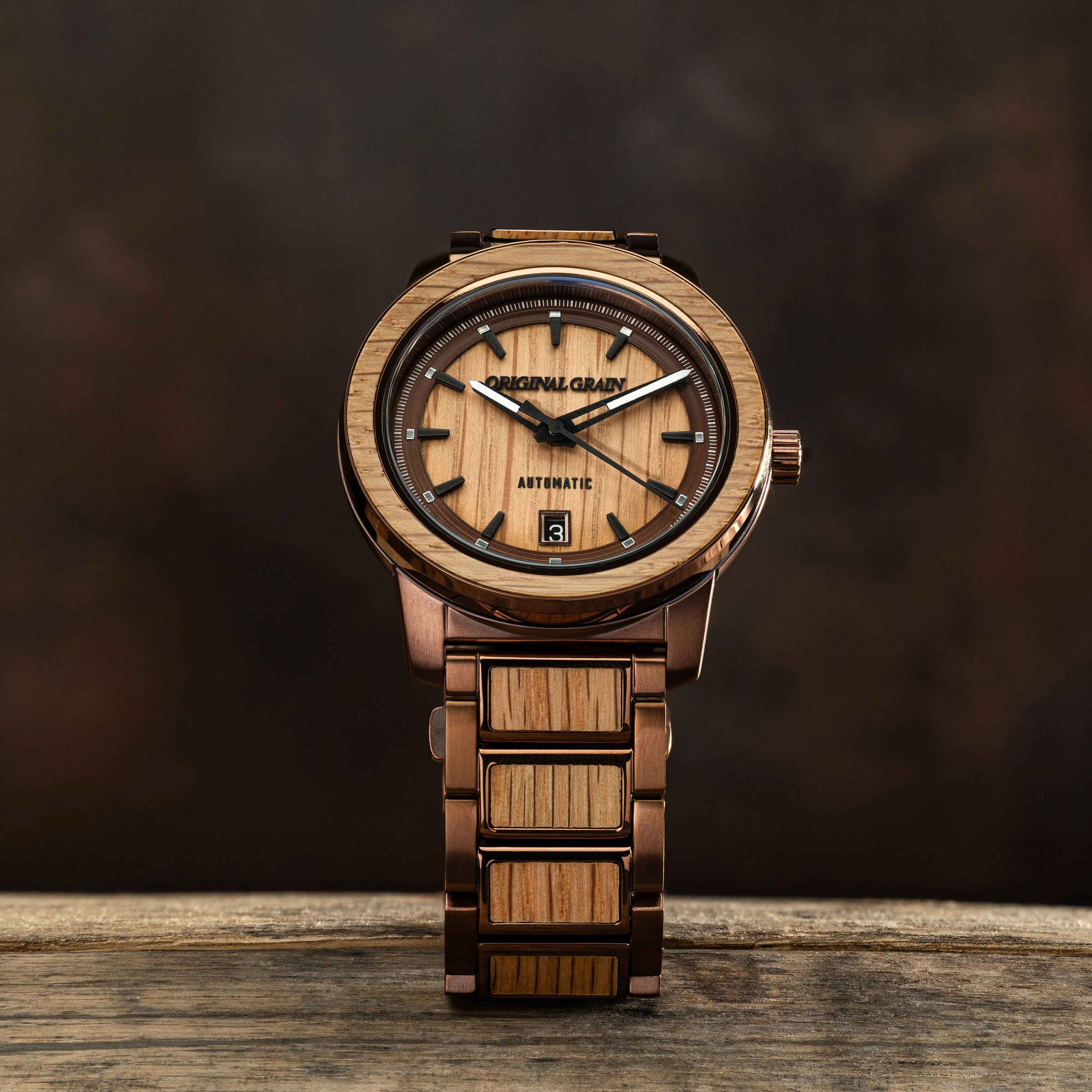 Whiskey Espresso Barrel Automatic 42mm sold by Original Grain product image thumbnail 2