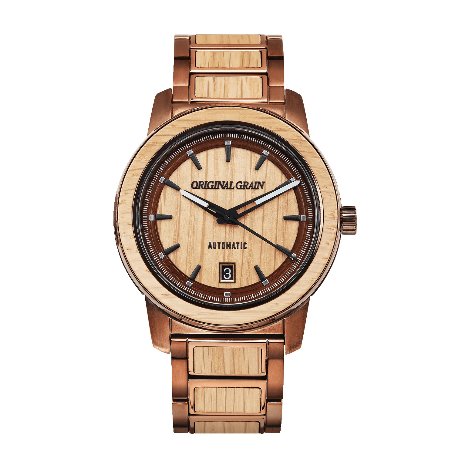 Whiskey Espresso Barrel Automatic 42mm sold by Original Grain