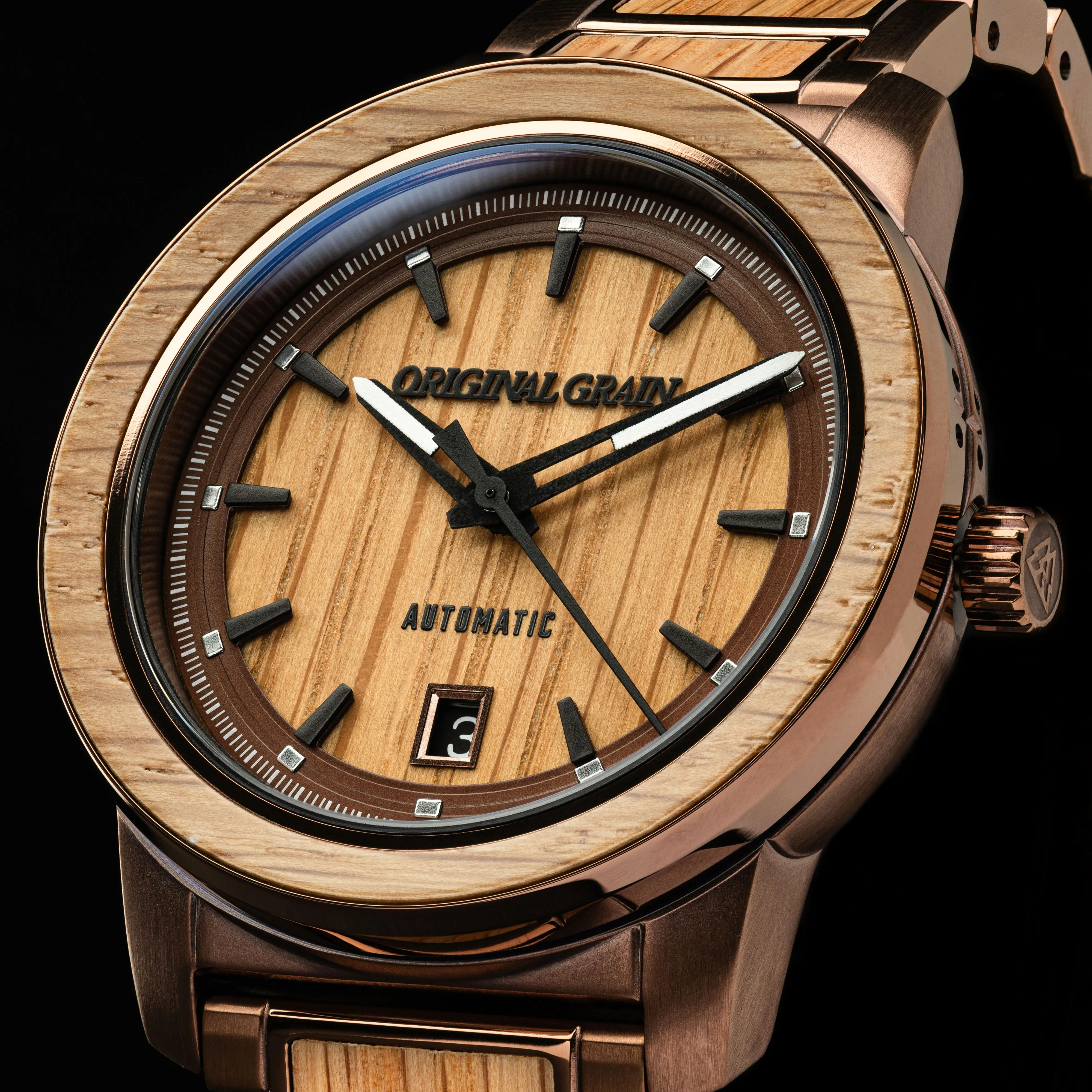 Whiskey Espresso Barrel Automatic 42mm sold by Original Grain product image thumbnail 3