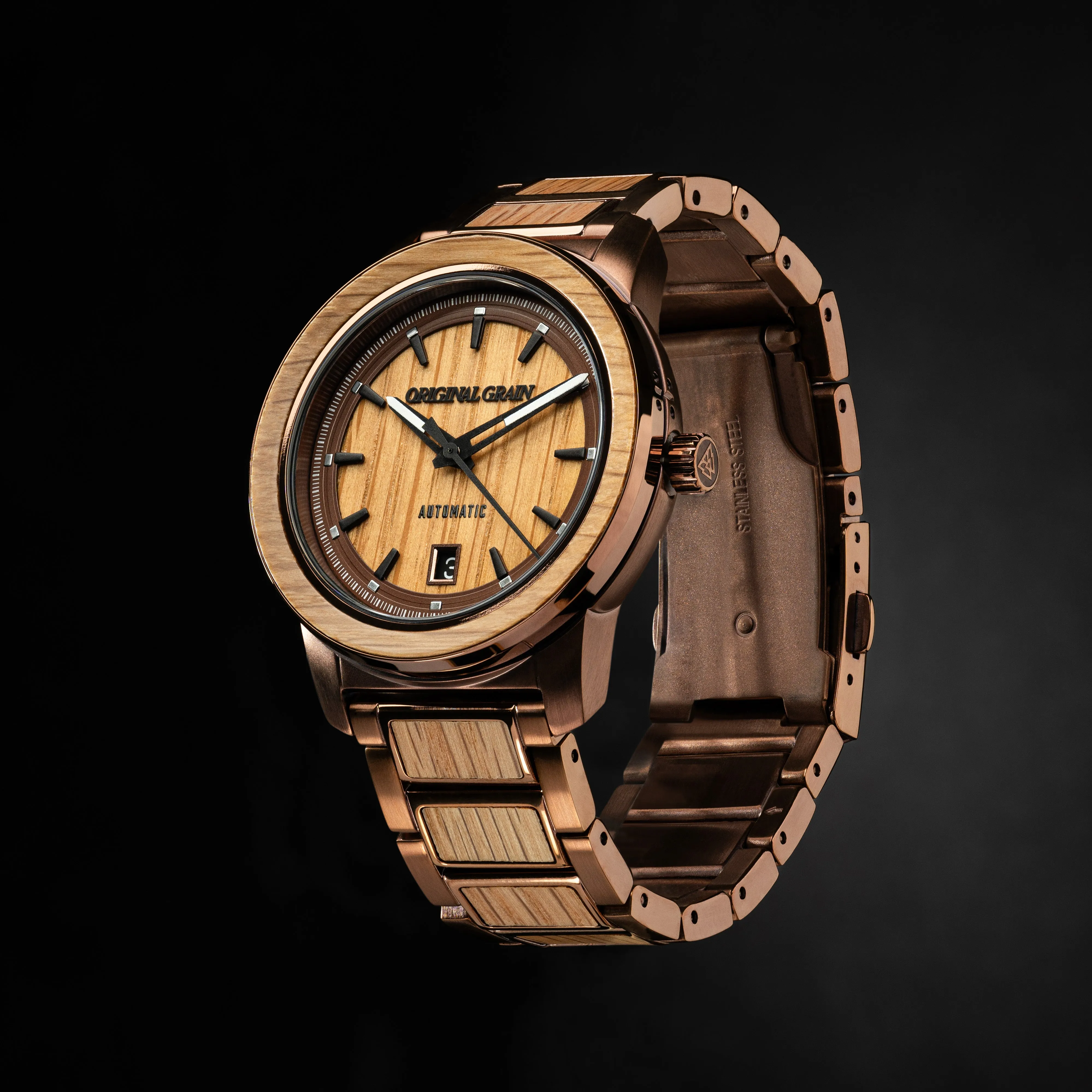 Whiskey Espresso Barrel Automatic 42mm sold by Original Grain product image thumbnail 4