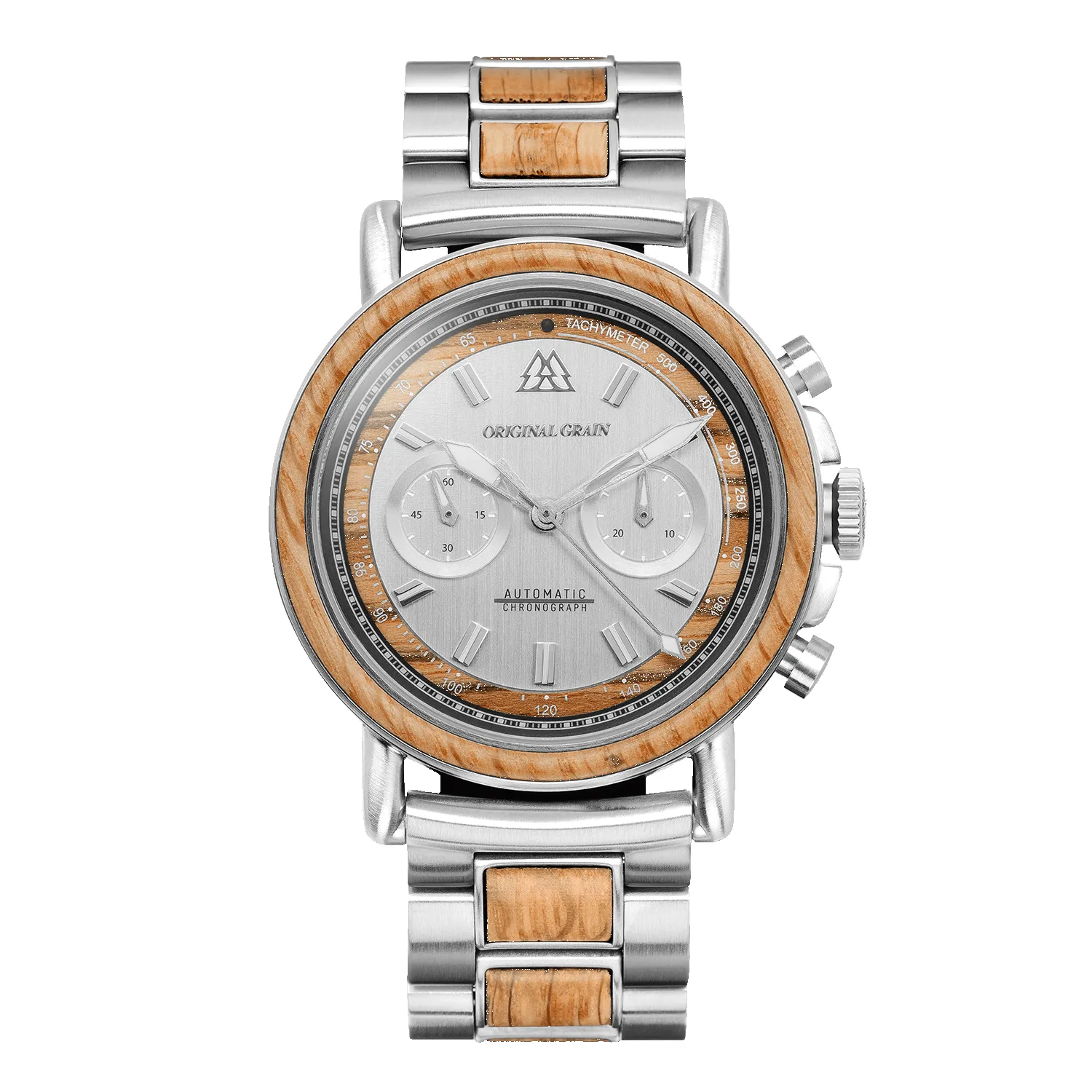 Brewmaster Silver Chrono Mechanical 44mm sold by Original Grain