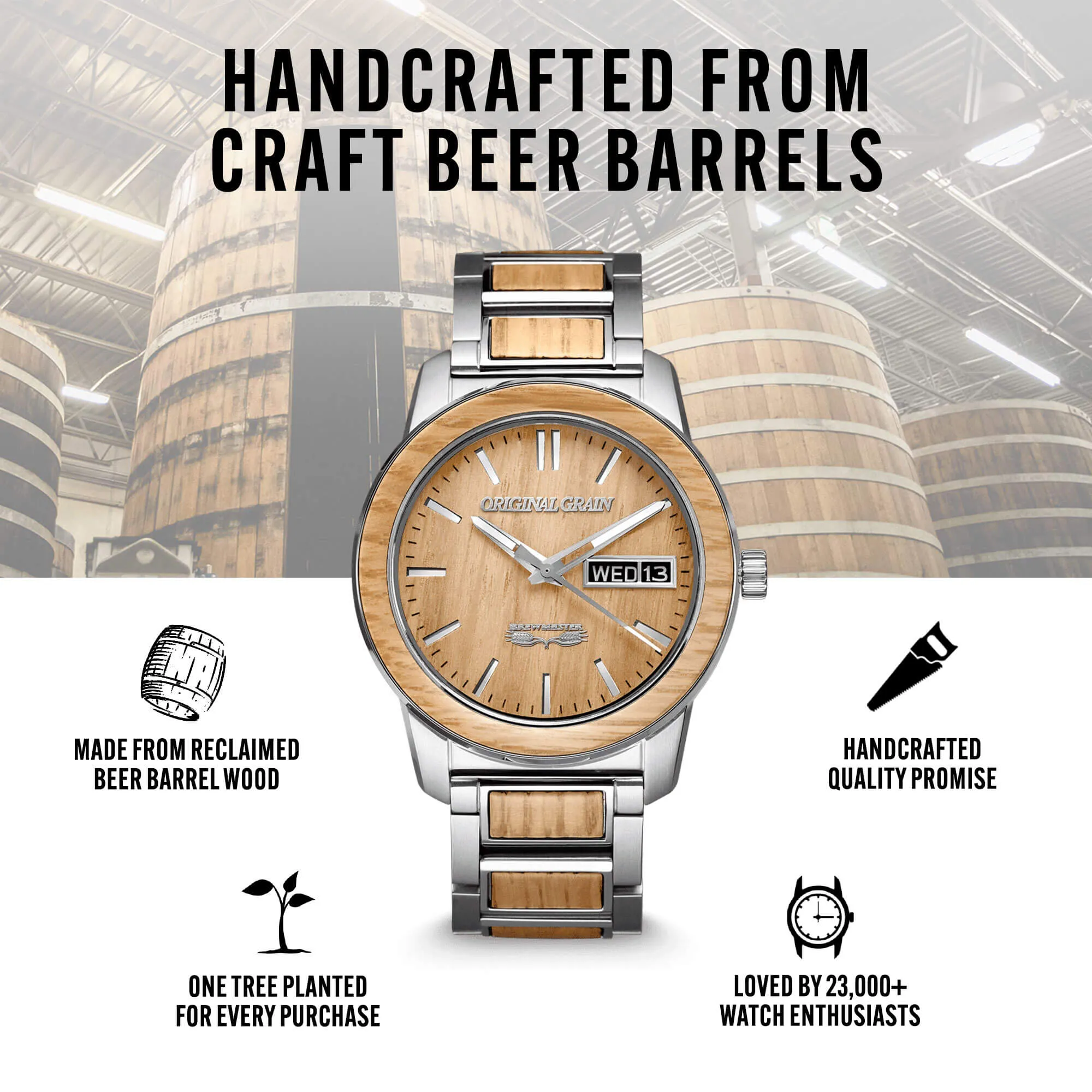 Brewmaster Barrel 42mm sold by Original Grain product image thumbnail 2