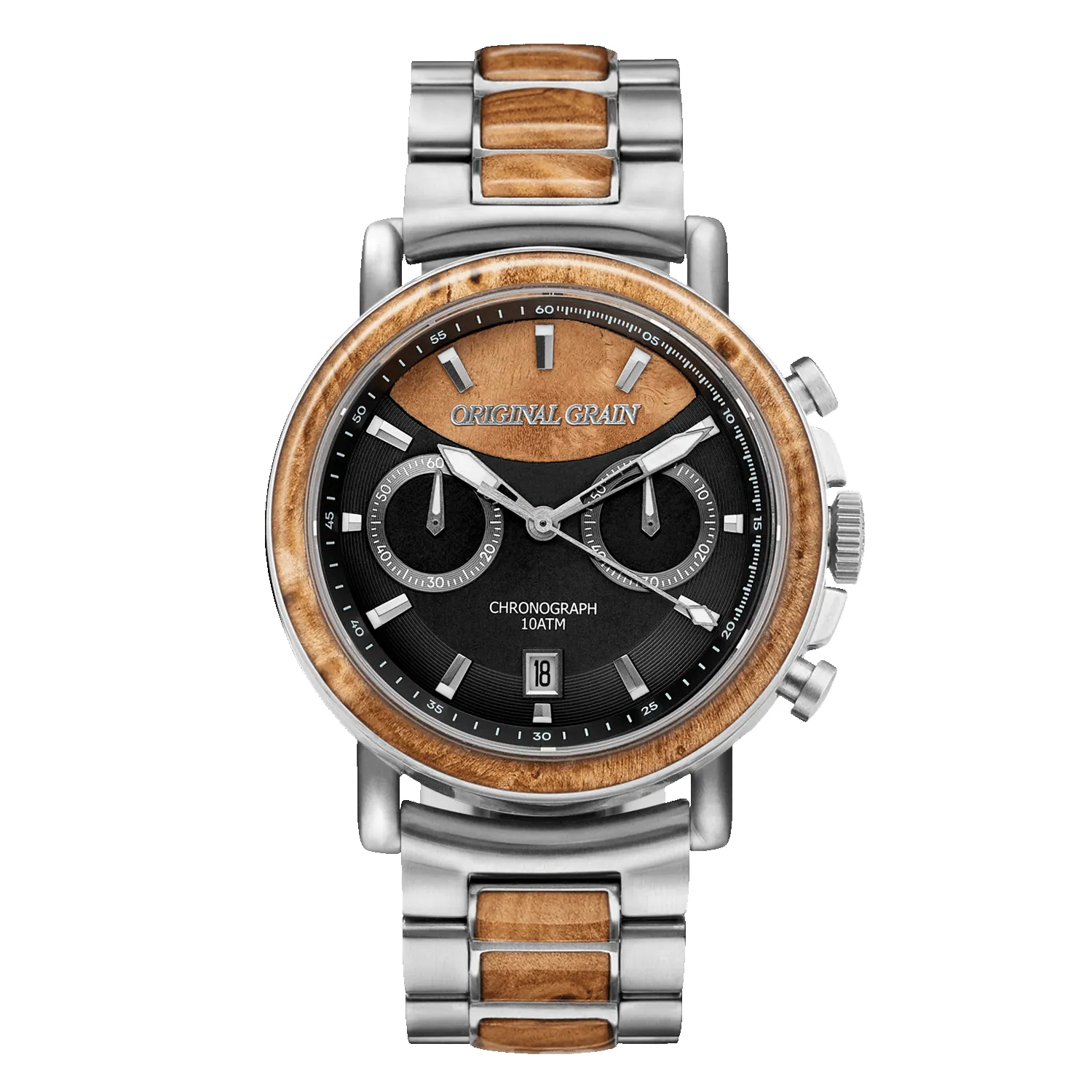 Burlwood Chrono + Whiskey Brown Sunglass Gift Kit sold by Original Grain product image thumbnail 3