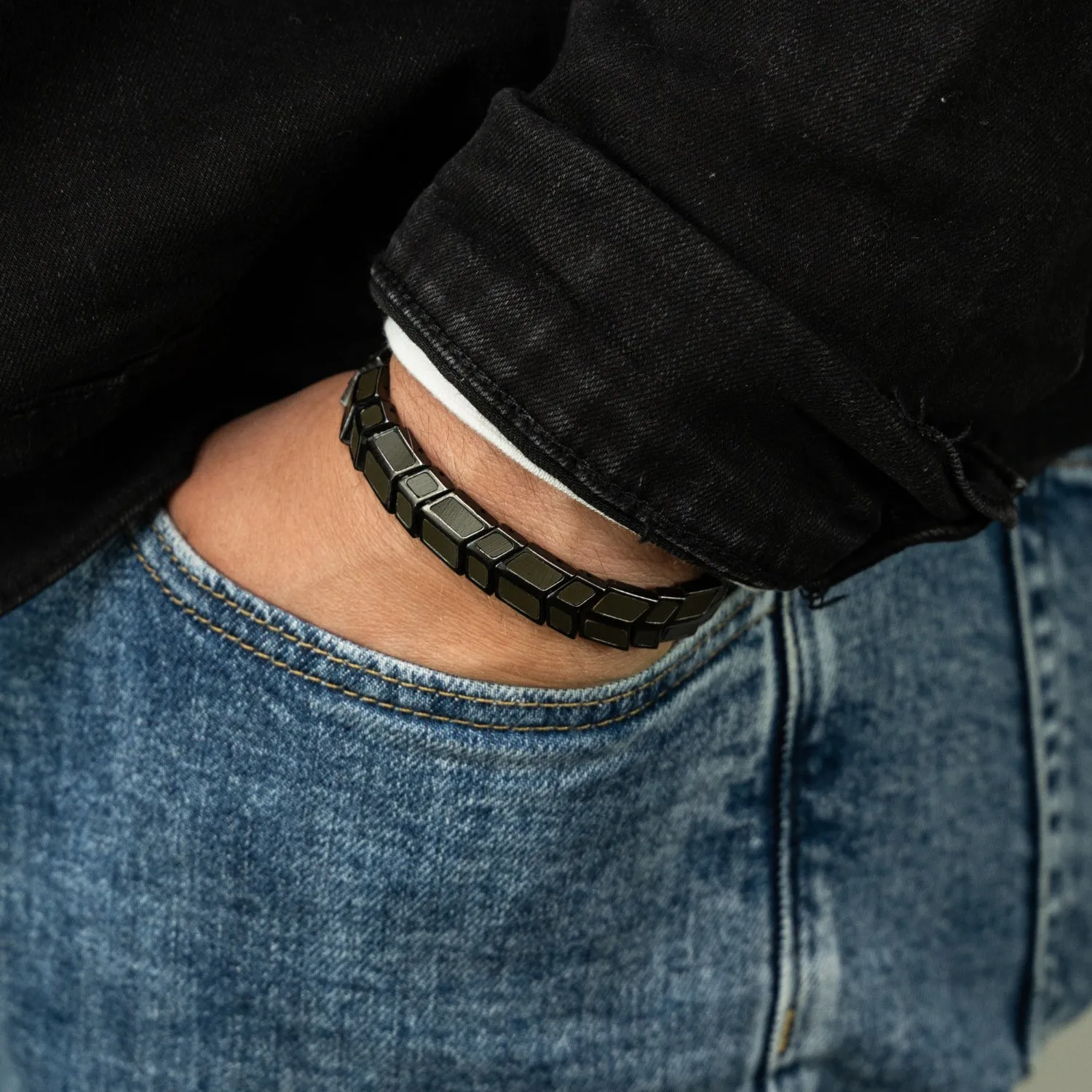 Military Stonewashed Arrow Bracelet sold by Original Grain product image thumbnail 3