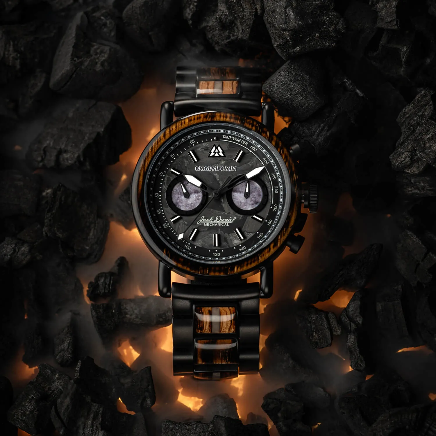 Jack Daniel's Mechanical Chrono 44mm sold by Original Grain product image thumbnail 4