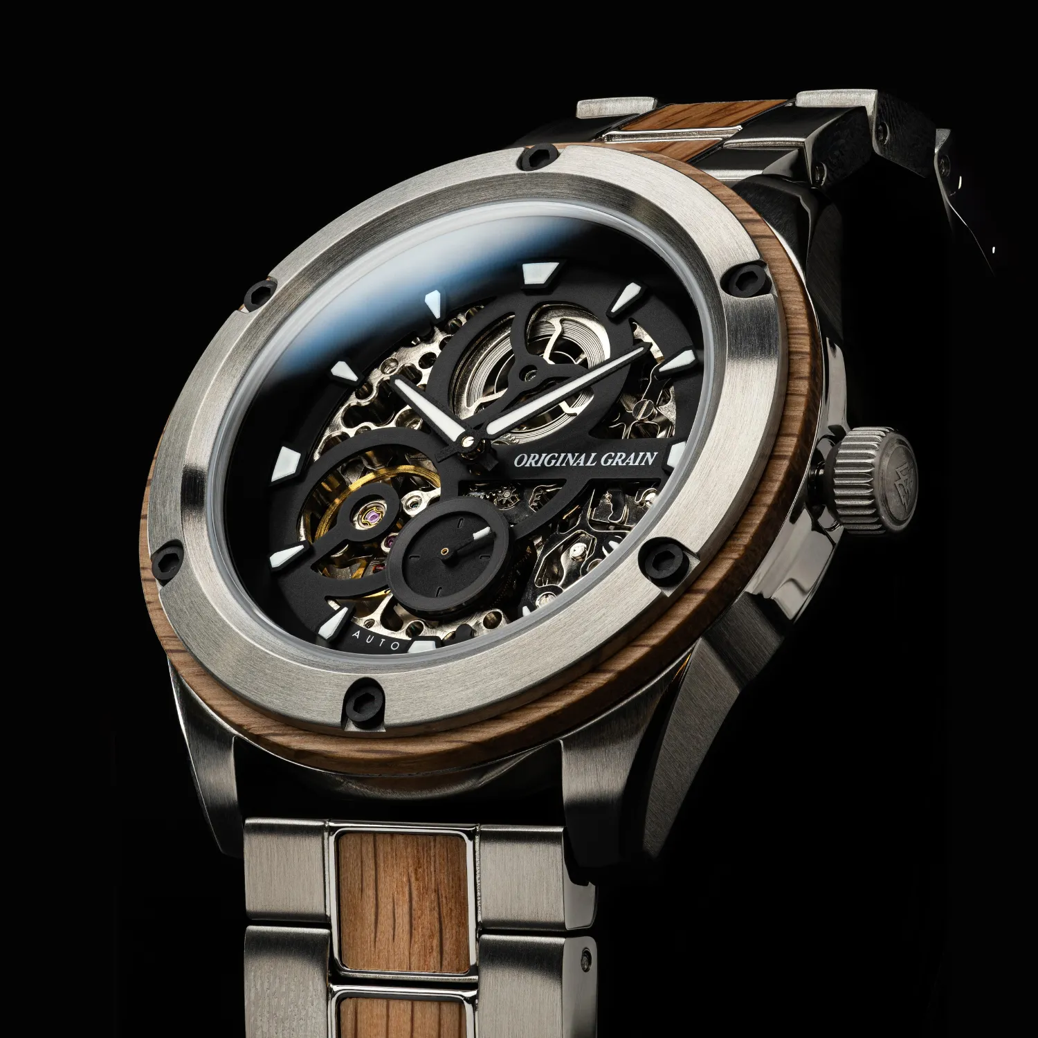 Brewmaster Silver Rugged Automatic 44mm sold by Original Grain product image thumbnail 4