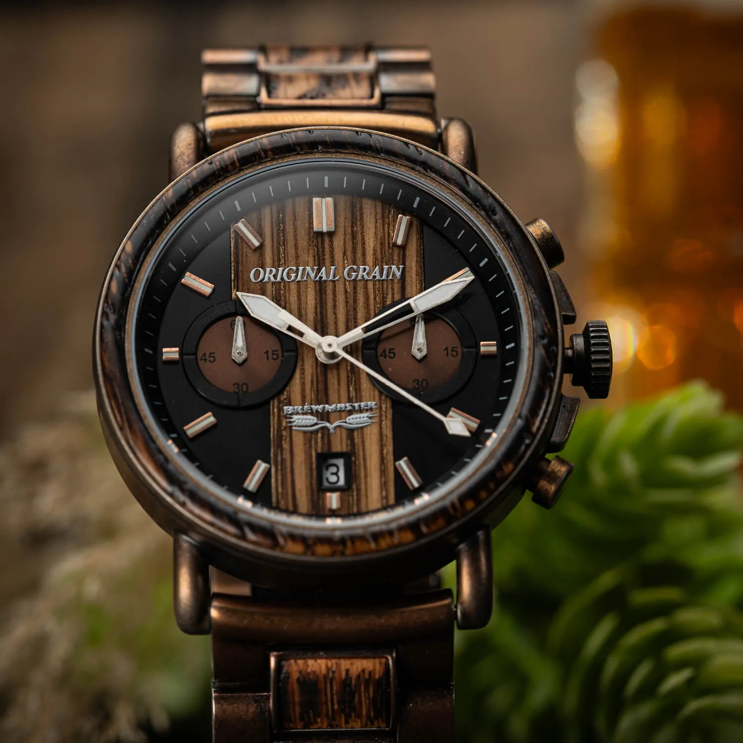 Brewmaster Barley Bronze Chrono 44mm sold by Original Grain product image thumbnail 3