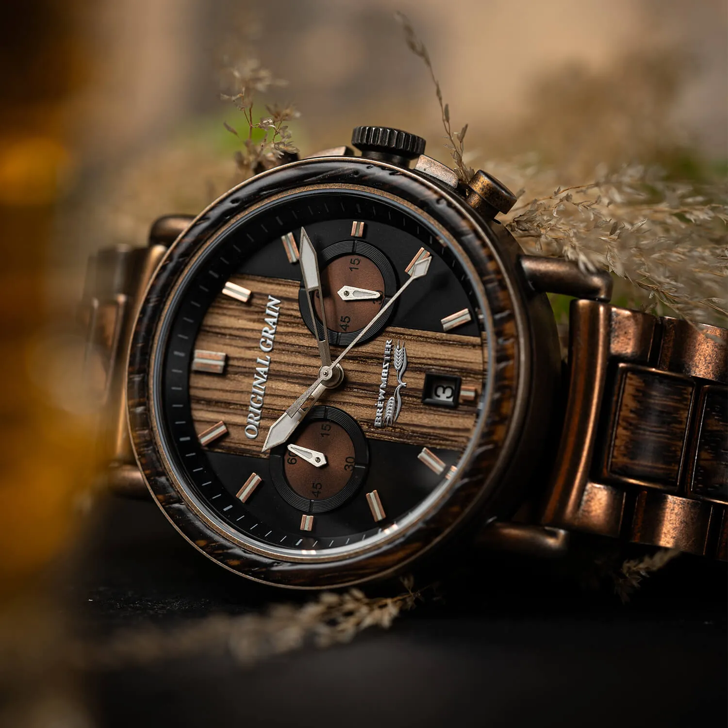 Brewmaster Barley Bronze Chrono 44mm sold by Original Grain product image thumbnail 2