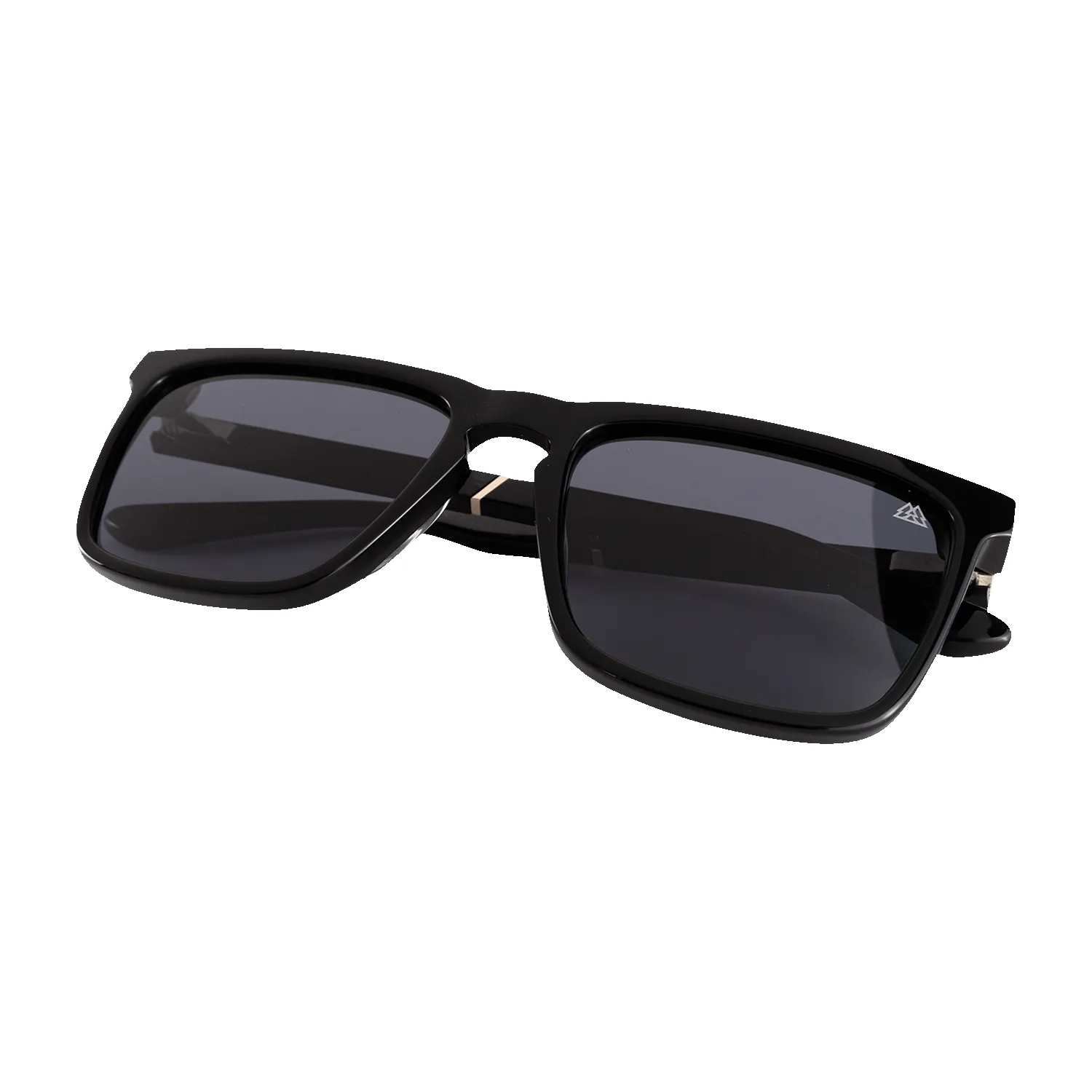 Revival Ebony Gold Shiny Black Sunglass sold by Original Grain product image thumbnail 3