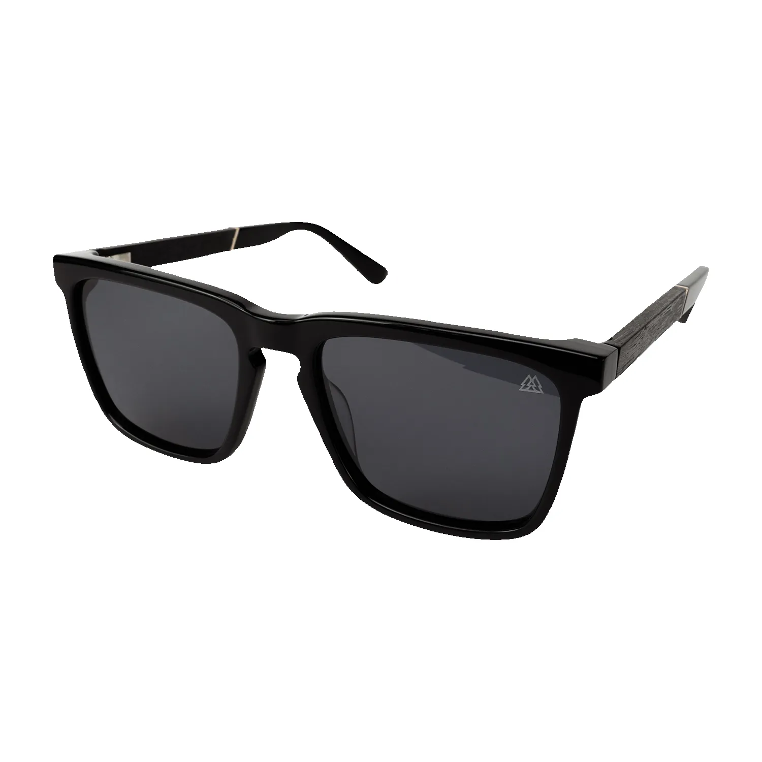 Revival Ebony Gold Shiny Black Sunglass sold by Original Grain product image thumbnail 2
