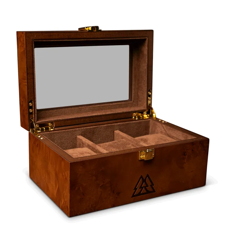 Burlwood 3 Watch Display sold by Original Grain