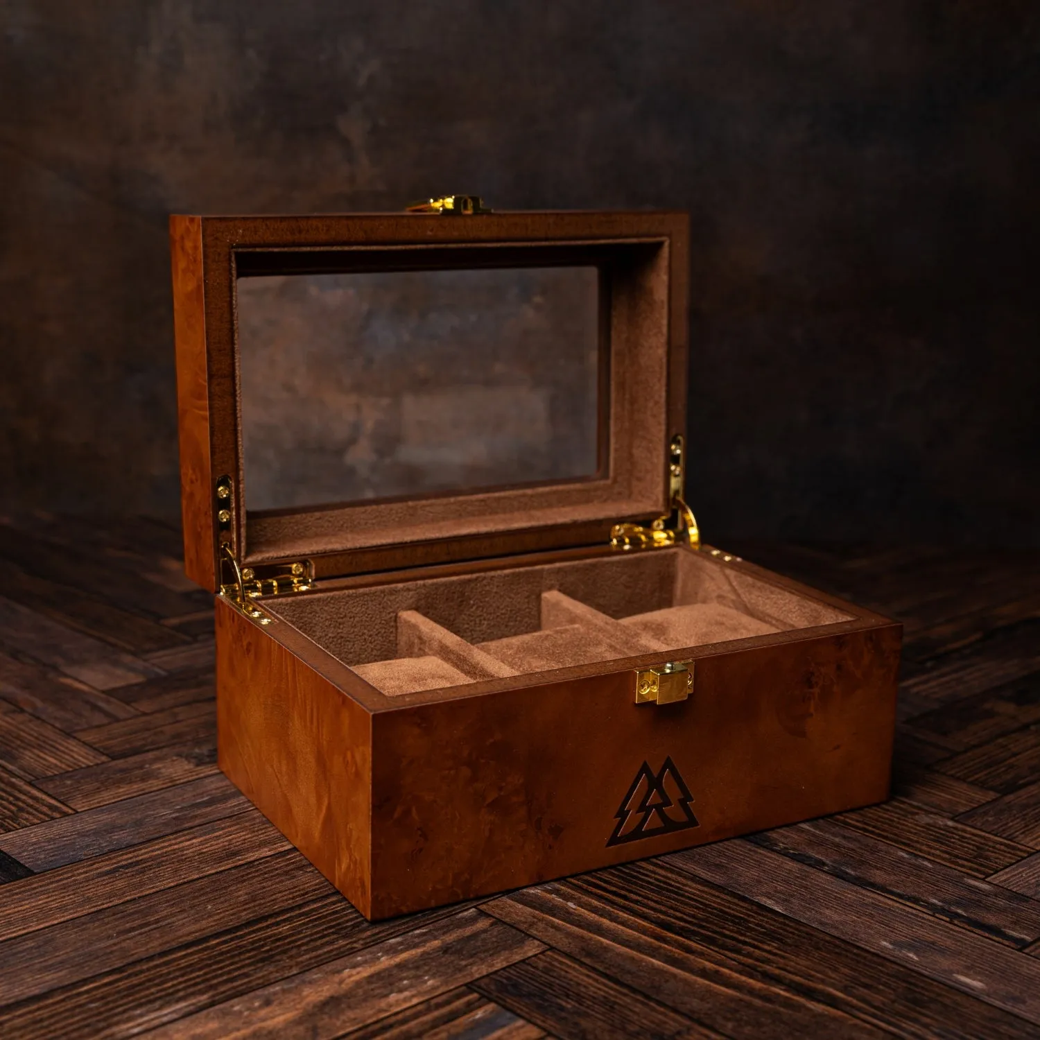 Burlwood 3 Watch Display sold by Original Grain product image thumbnail 5