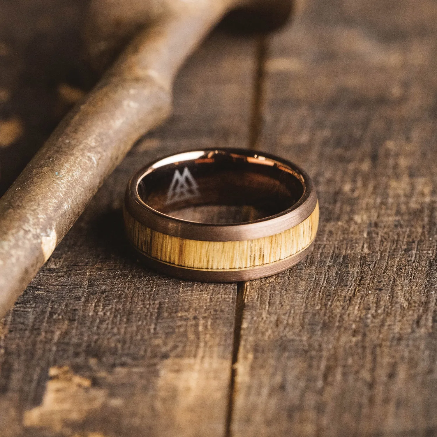 Whiskey Espresso Single Barrel Ring sold by Original Grain product image thumbnail 5