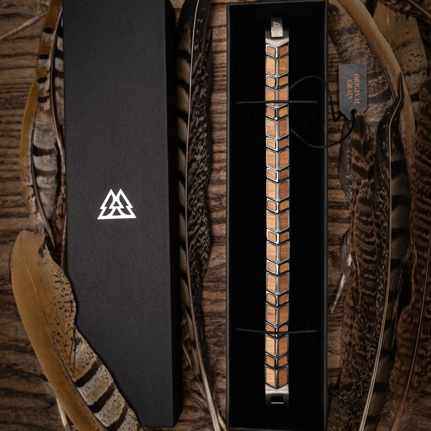 Koa Gunmetal Arrow Bracelet sold by Original Grain product image thumbnail 4