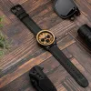 Charcoal Grey 21mm Leather Band sold by Original Grain