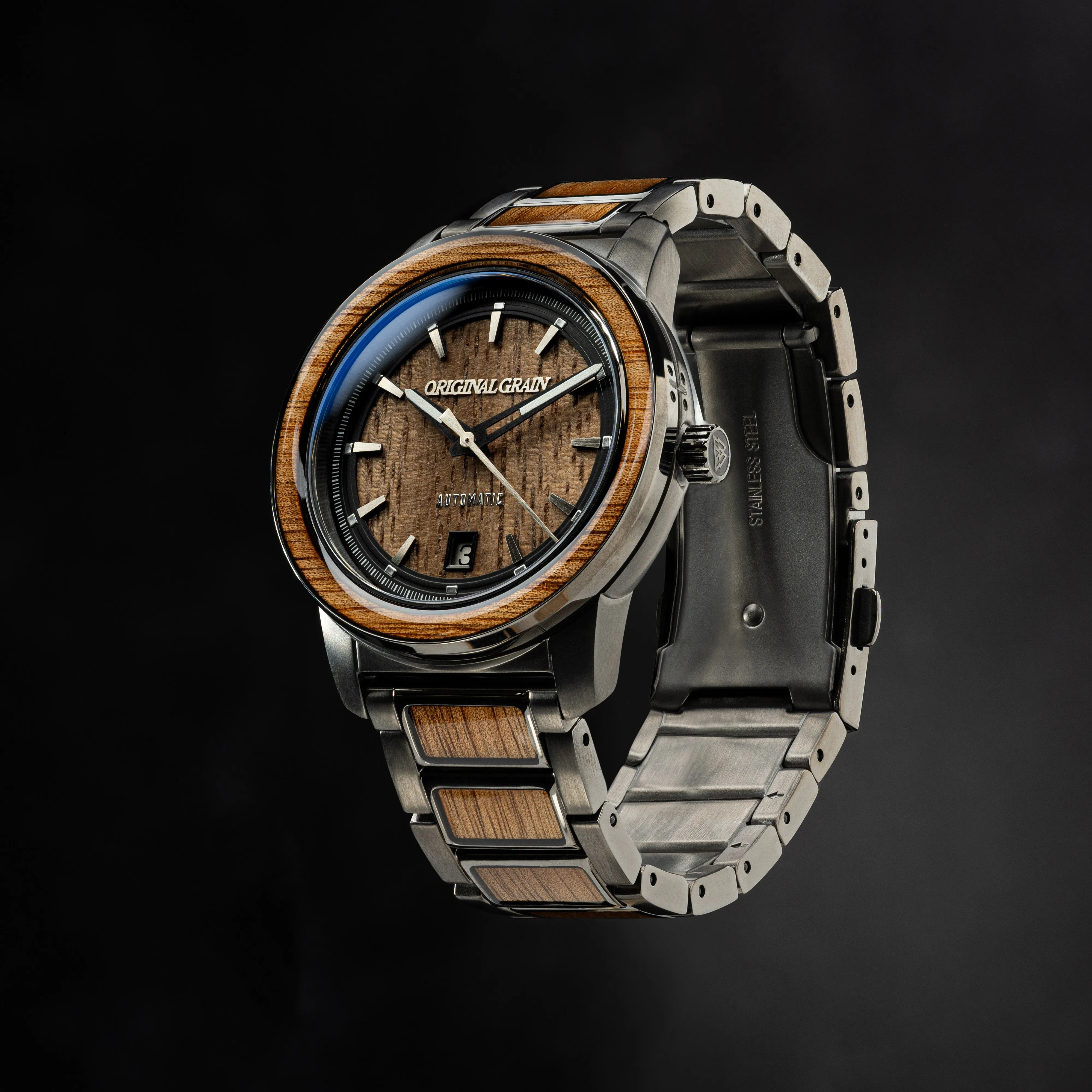 Koa Gunmetal Barrel Automatic 42mm sold by Original Grain product image thumbnail 4