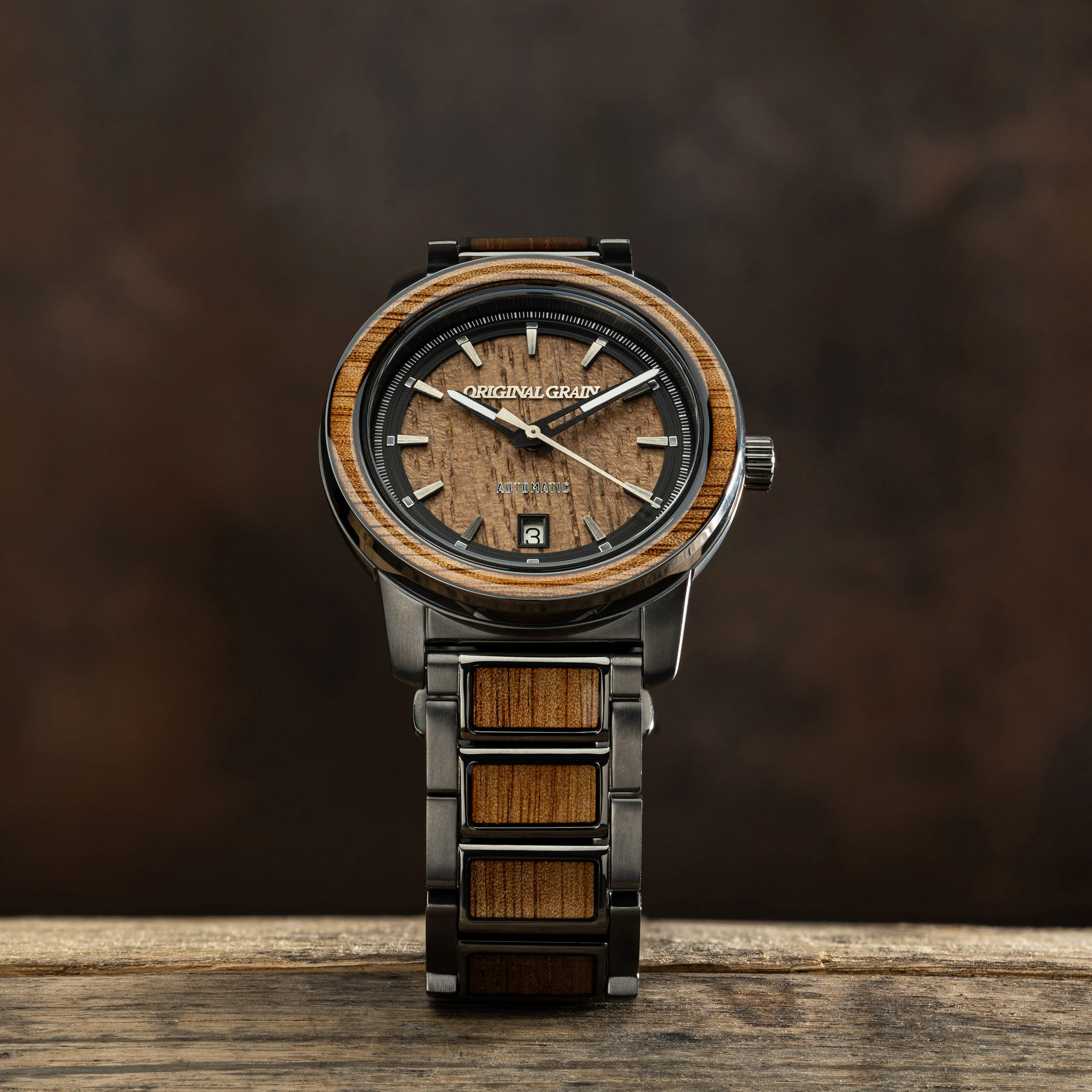 Koa Gunmetal Barrel Automatic 42mm sold by Original Grain product image thumbnail 2