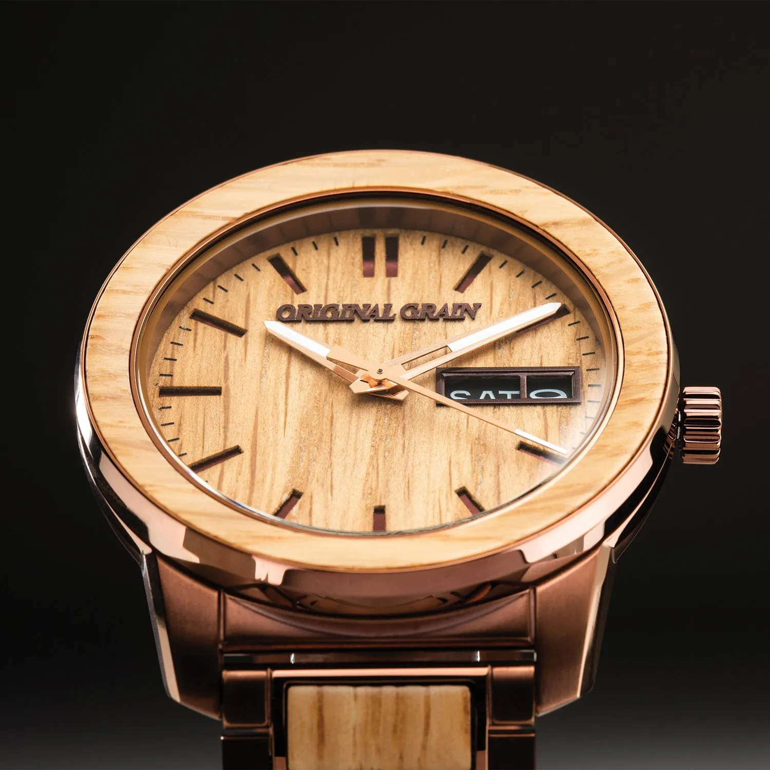 Whiskey Barrel 42mm + Whiskey Brown Sunglass Gift Kit sold by Original Grain product image thumbnail 4