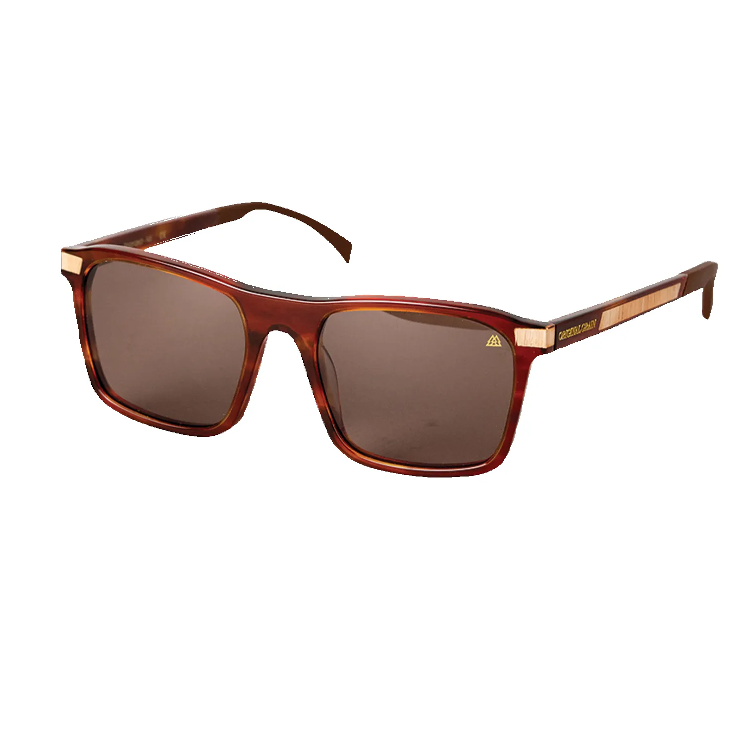 Whiskey Barrel 42mm + Whiskey Brown Sunglass Gift Kit sold by Original Grain product image thumbnail 2