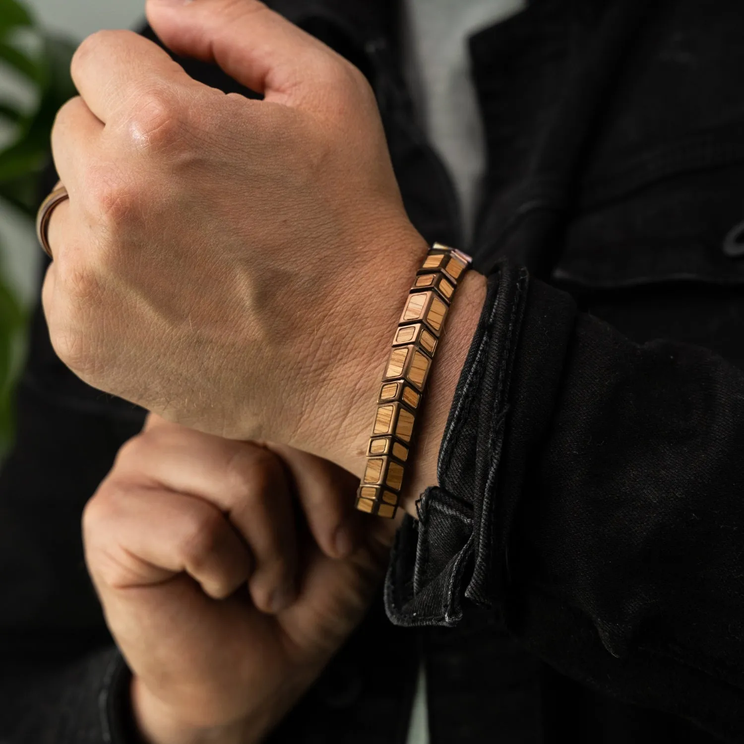 Whiskey Espresso Arrow Bracelet sold by Original Grain product image thumbnail 3