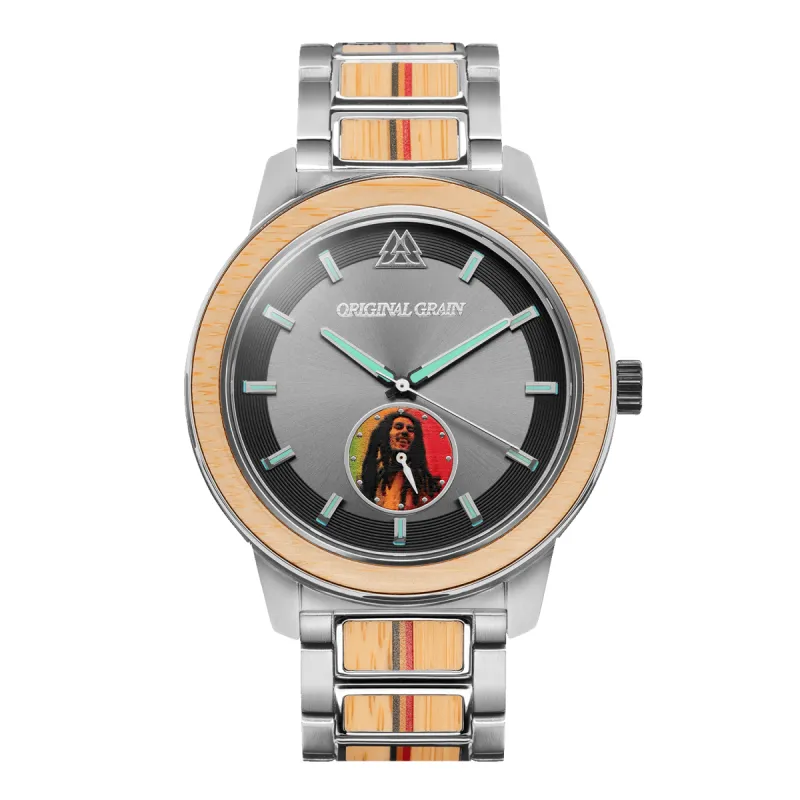 Bob Marley One Love Bamboo Barrel 46mm sold by Original Grain