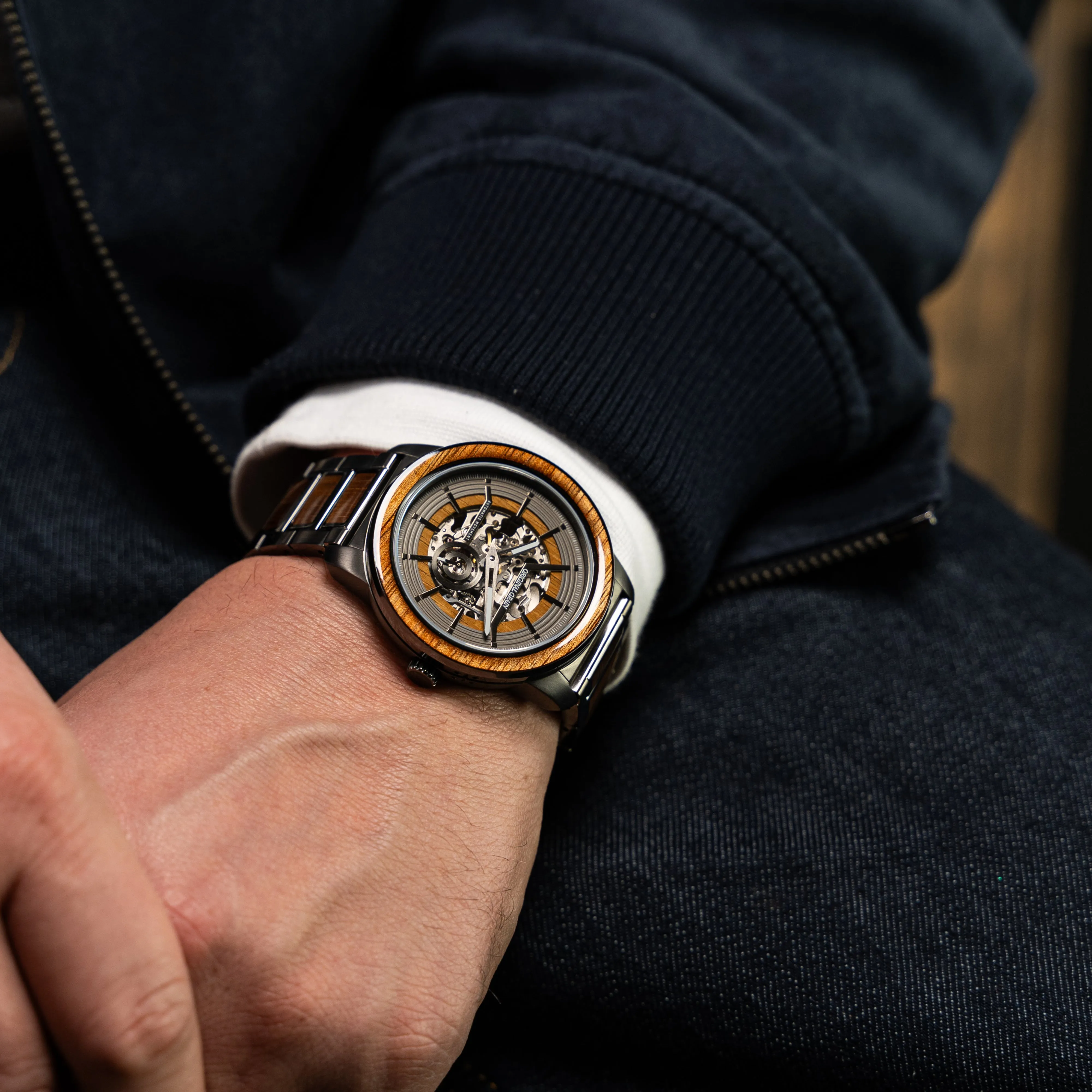 Koa Gunmetal Barrel Automatic 46mm sold by Original Grain product image thumbnail 3