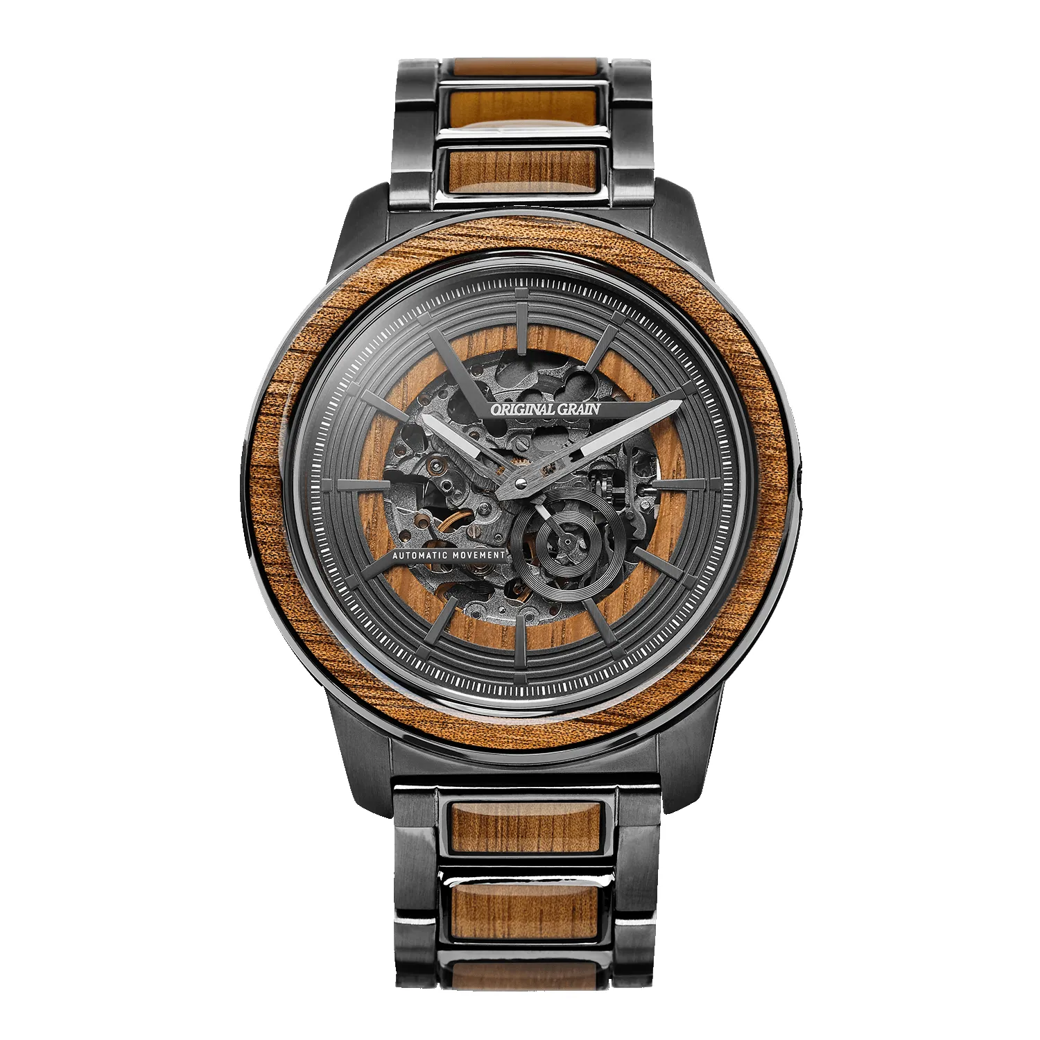 Koa Gunmetal Barrel Automatic 46mm sold by Original Grain