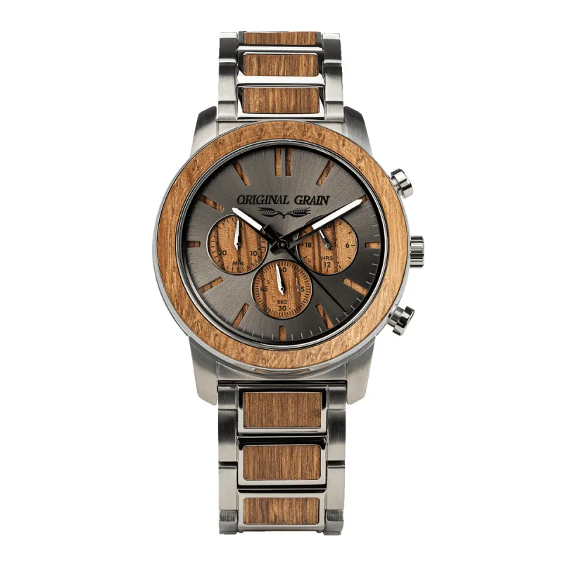 Brewmaster Gunmetal Barrel Chrono 42mm sold by Original Grain