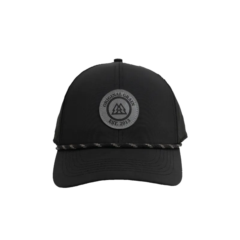 Black & Charcoal Suede Original Grain Hat sold by Original Grain