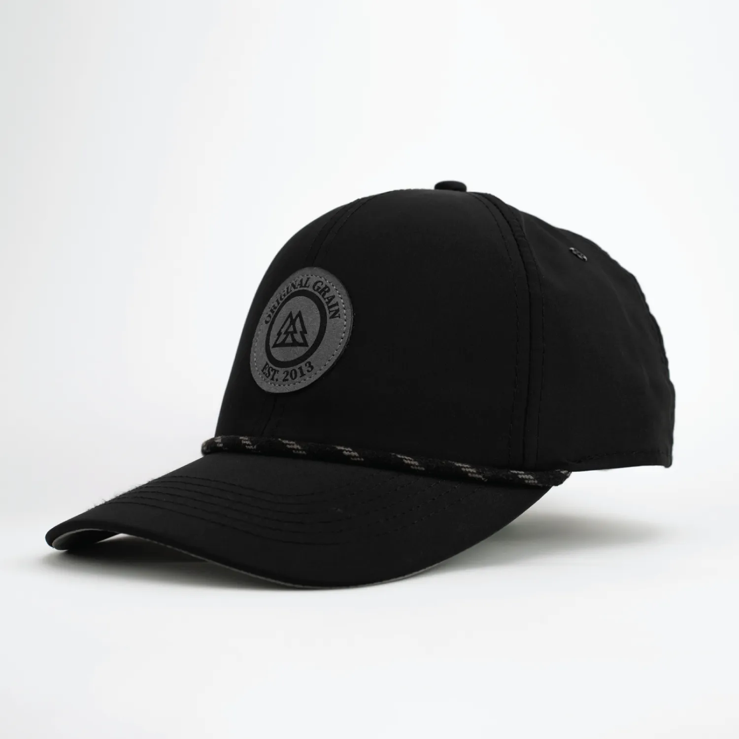 Black & Charcoal Suede Original Grain Hat sold by Original Grain product image thumbnail 2