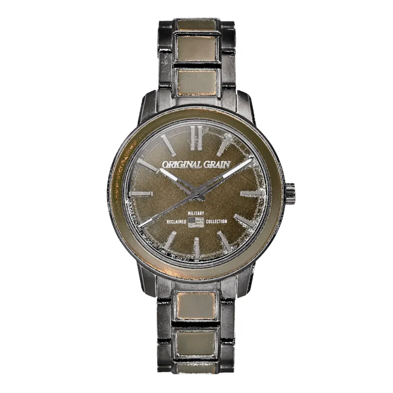 Military Stonewashed Steel Womens Barrel 36mm sold by Original Grain