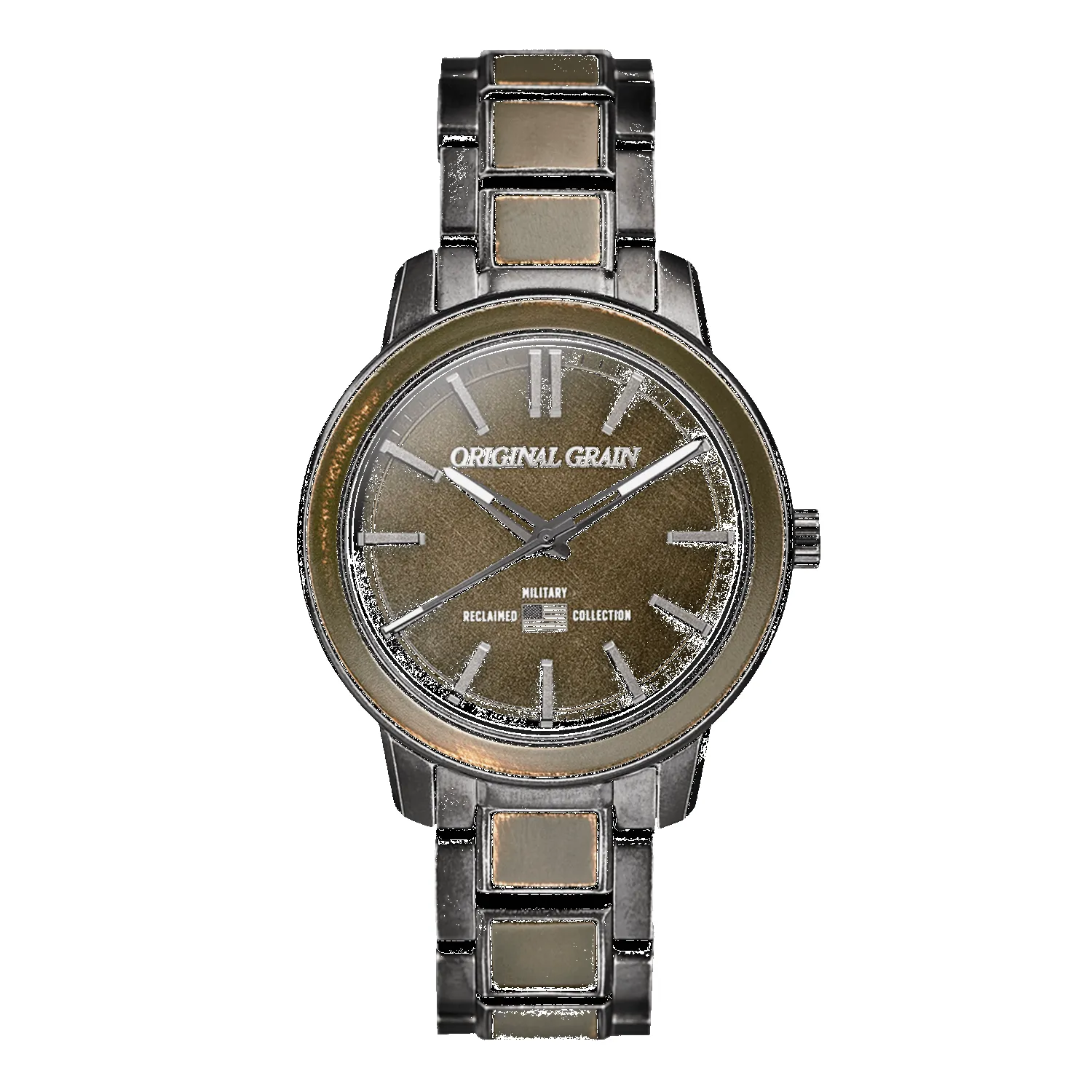 Military Stonewashed Steel Womens Barrel 36mm sold by Original Grain