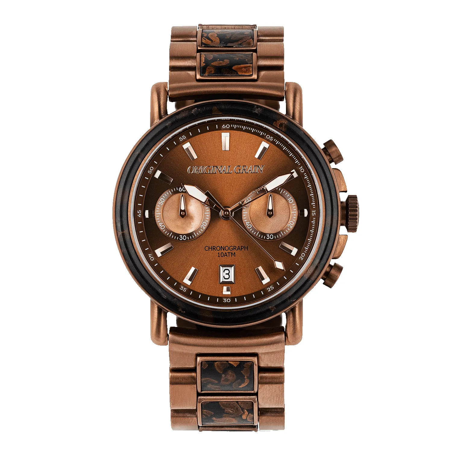 Coffee Espresso Resin Chrono 44mm sold by Original Grain