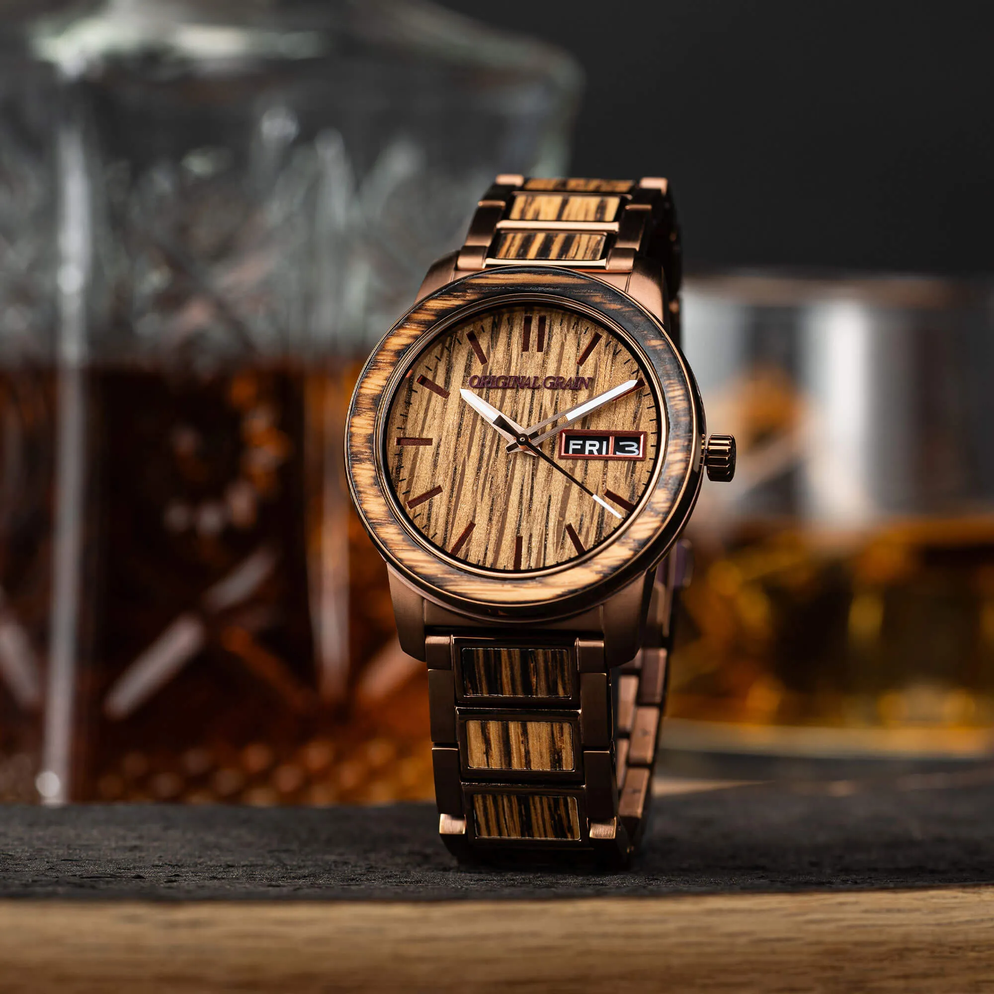 Whiskey Charred Espresso Barrel 42mm sold by Original Grain product image thumbnail 2