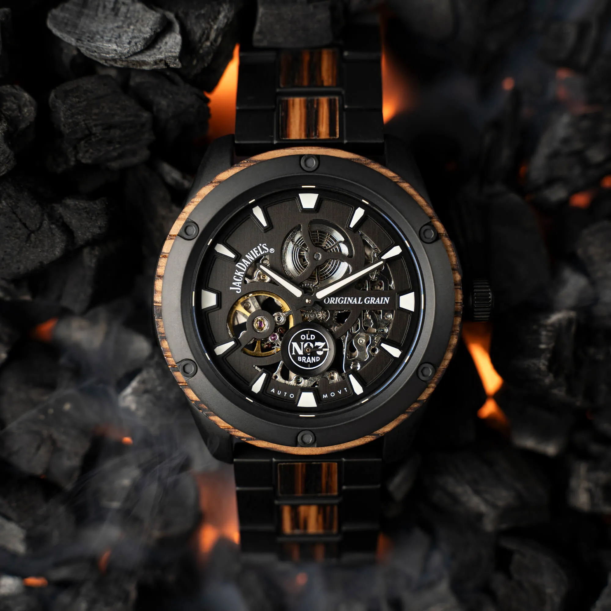 Jack Daniel's Rugged Auto 44mm sold by Original Grain product image thumbnail 2