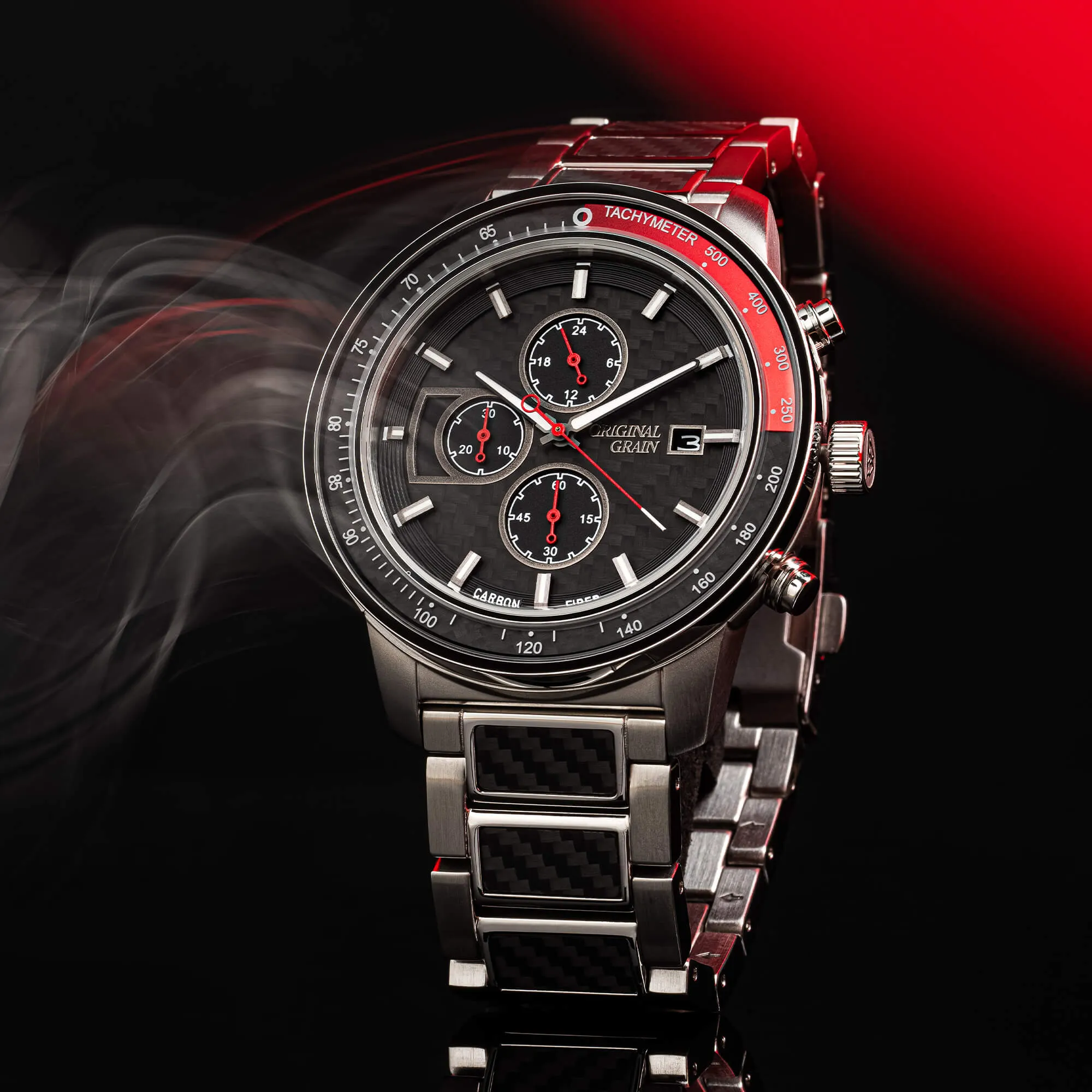 Carbon Fiber Silver 45mm sold by Original Grain product image thumbnail 4