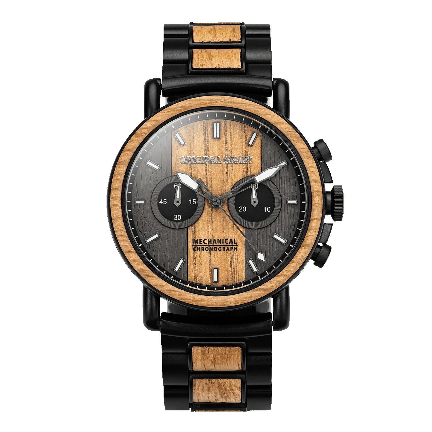 Whiskey Black Mechanical Chrono 44mm sold by Original Grain