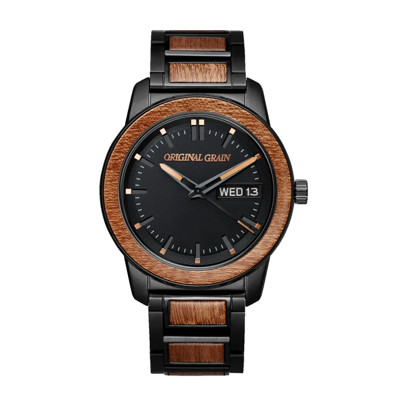 Sapele Black Barrel 42mm sold by Original Grain