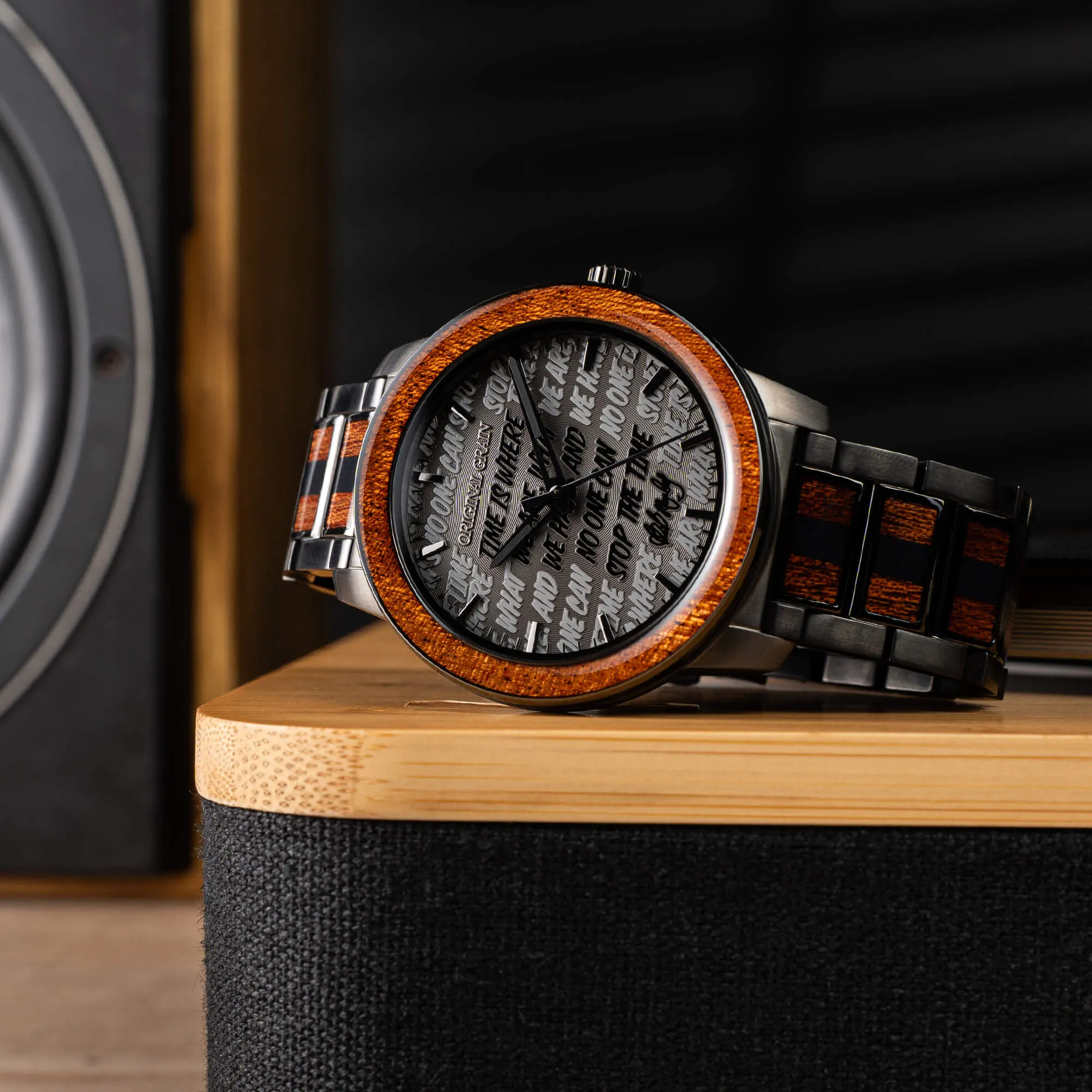 Bob Marley Time Ebony Wood Barrel 46mm sold by Original Grain product image thumbnail 3