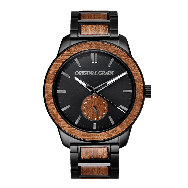 Sapele Black Barrel 46mm sold by Original Grain