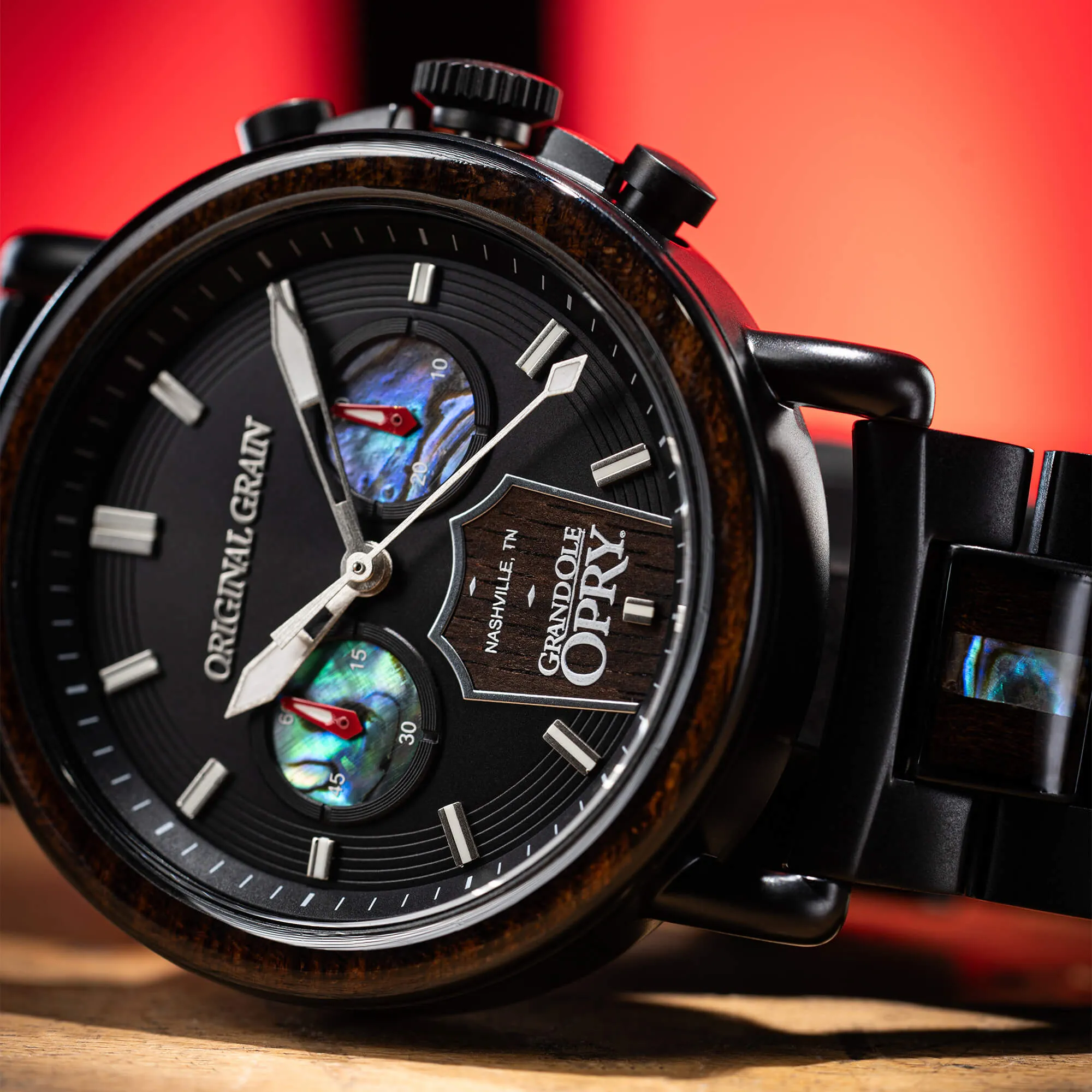 Grand Ole Opry Ebony Chrono 44mm sold by Original Grain product image thumbnail 3