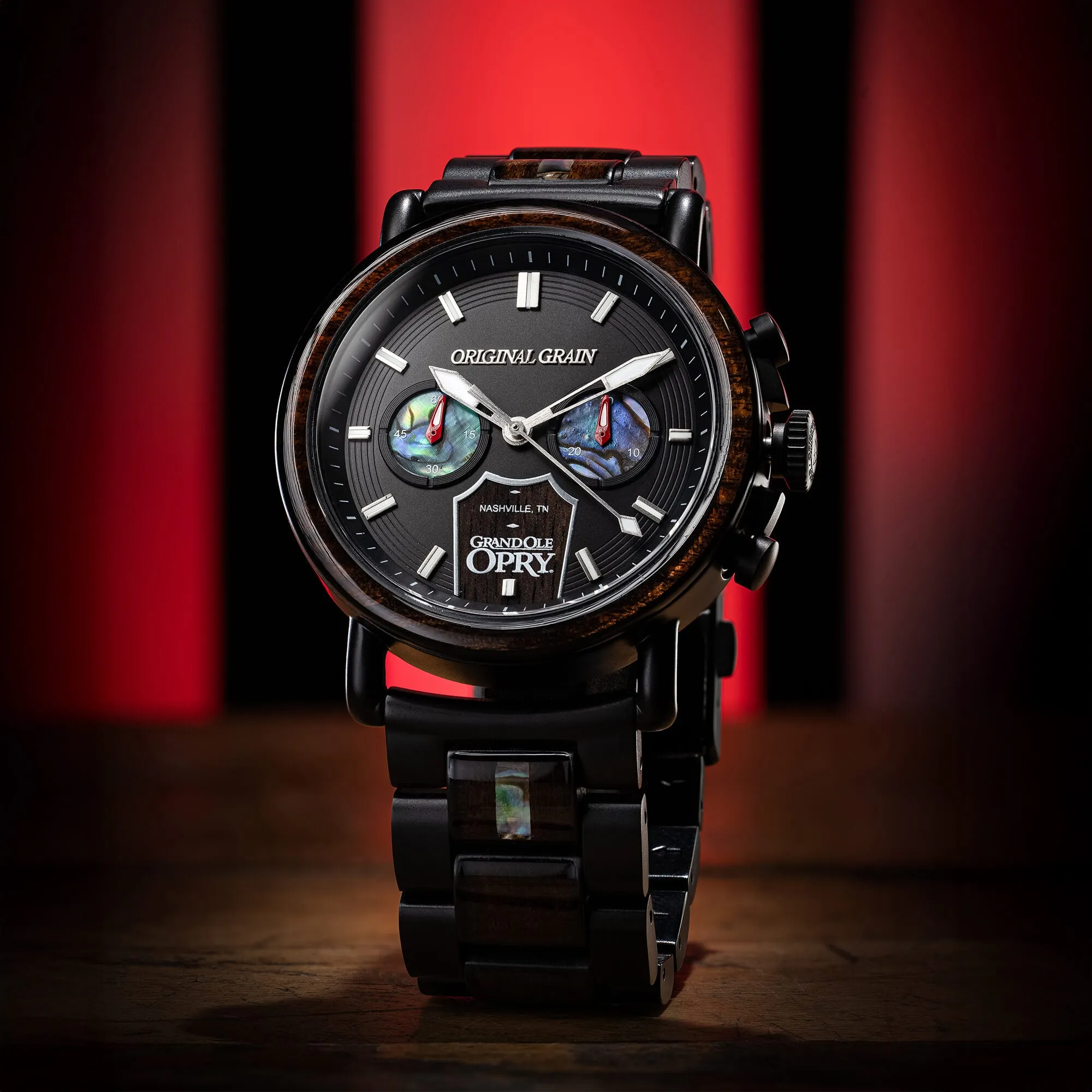 Grand Ole Opry Ebony Chrono 44mm sold by Original Grain product image thumbnail 2