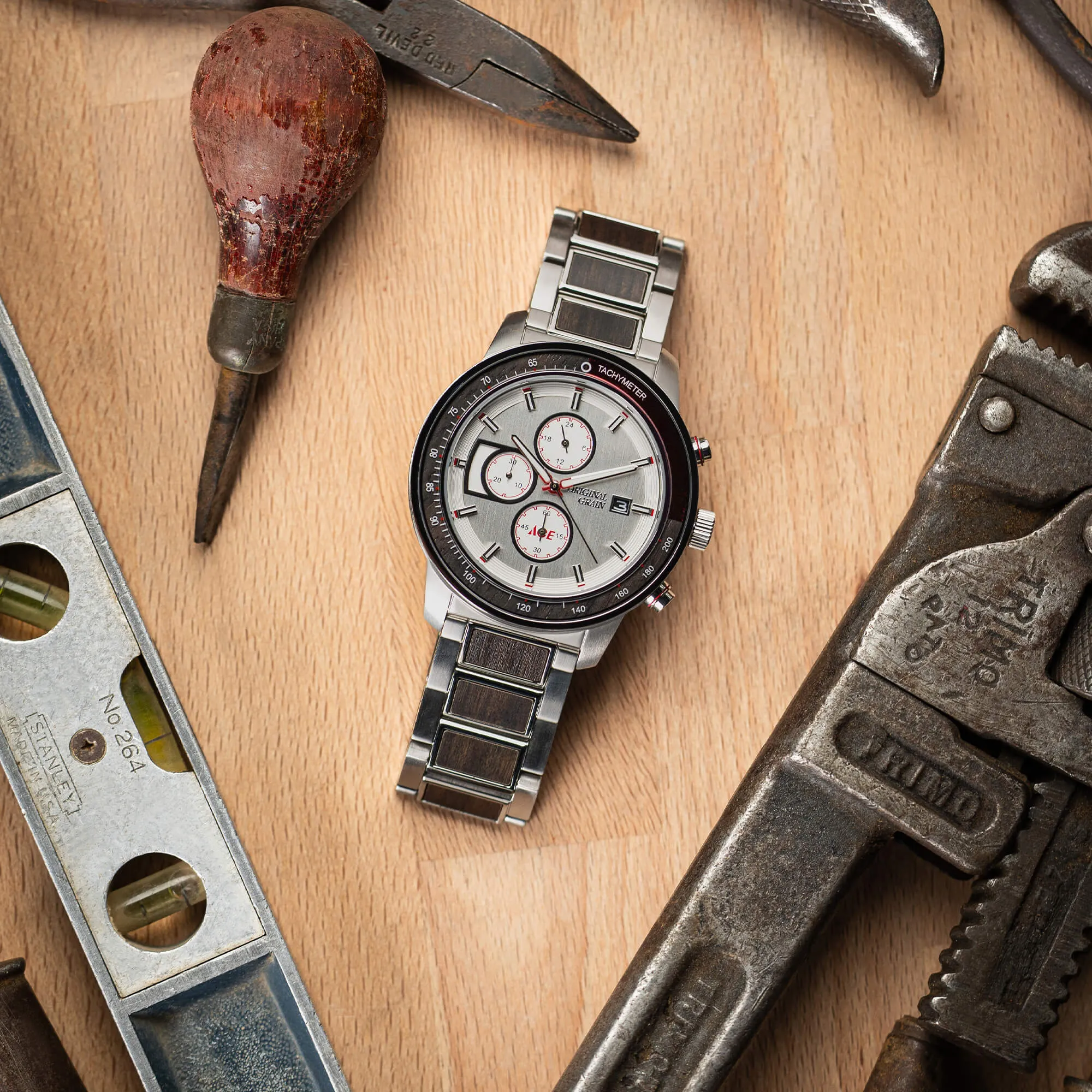 ACE Hardware Barrel Chrono 45mm sold by Original Grain product image thumbnail 3