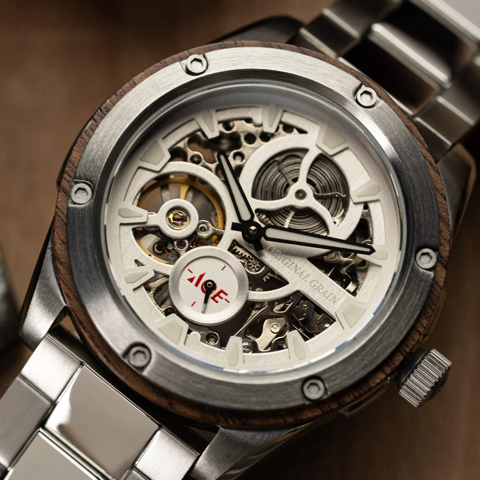 ACE Hardware Silver Rugged Automatic 44mm sold by Original Grain product image thumbnail 5