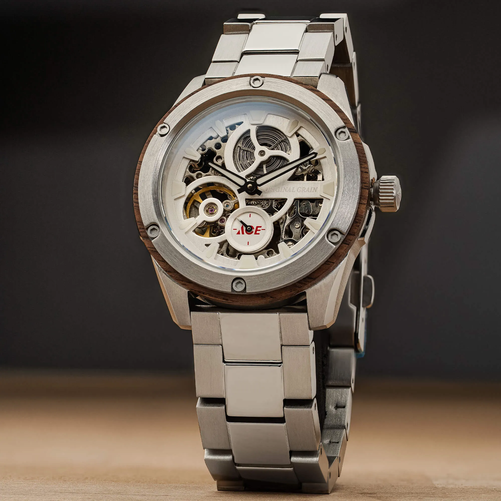 ACE Hardware Silver Rugged Automatic 44mm sold by Original Grain product image thumbnail 2