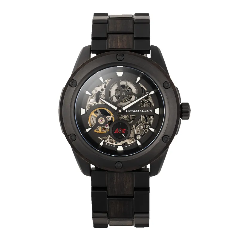 ACE Hardware Rugged Black Automatic 44mm sold by Original Grain